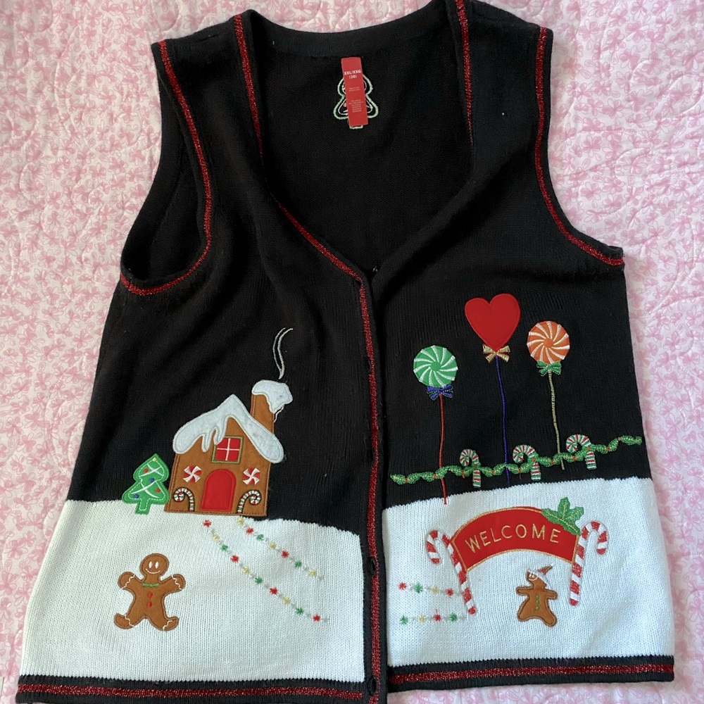 Christmas Gingerbread Vest